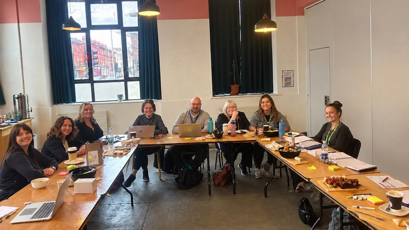 Meeting about the charity course.