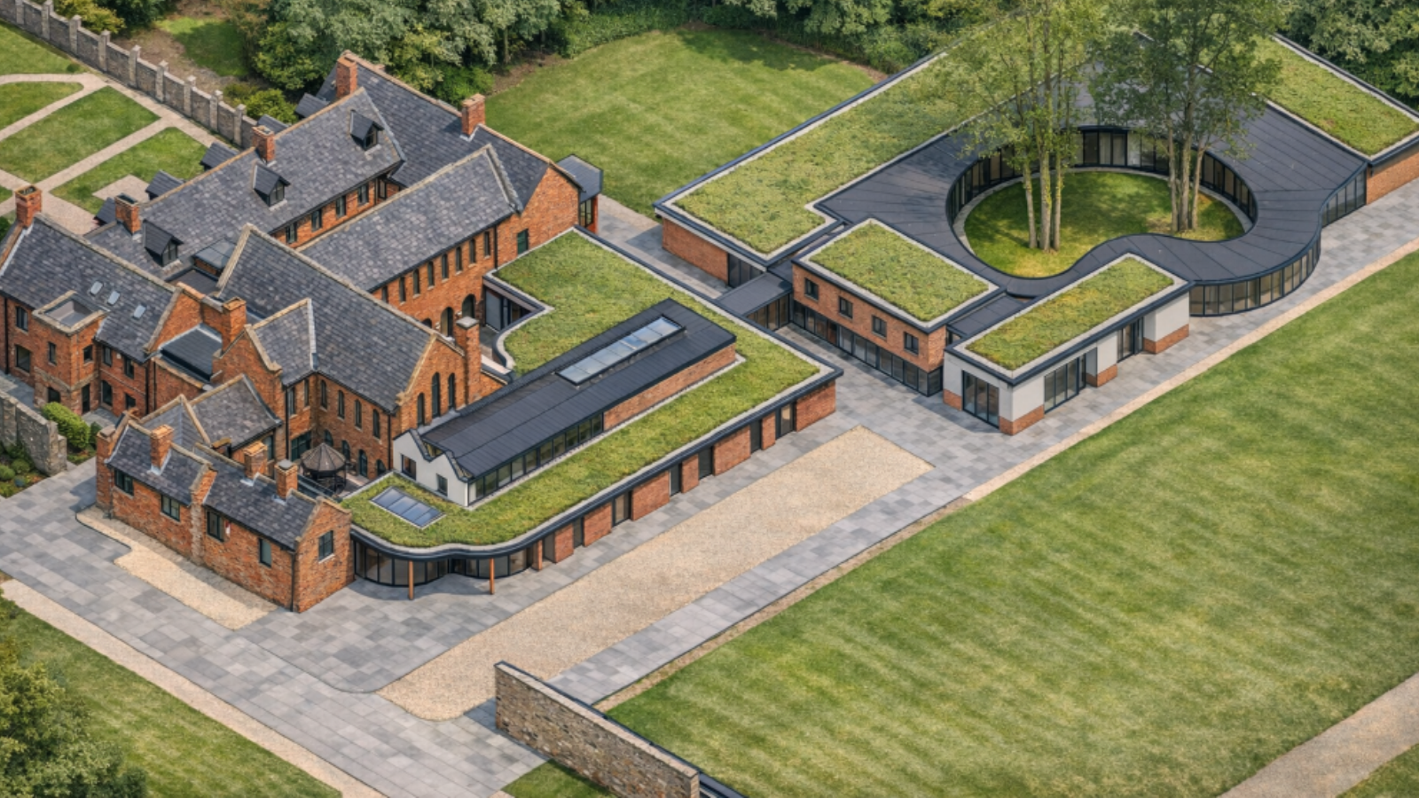 An artist's drawing of what the new West Derby hospice could look like.