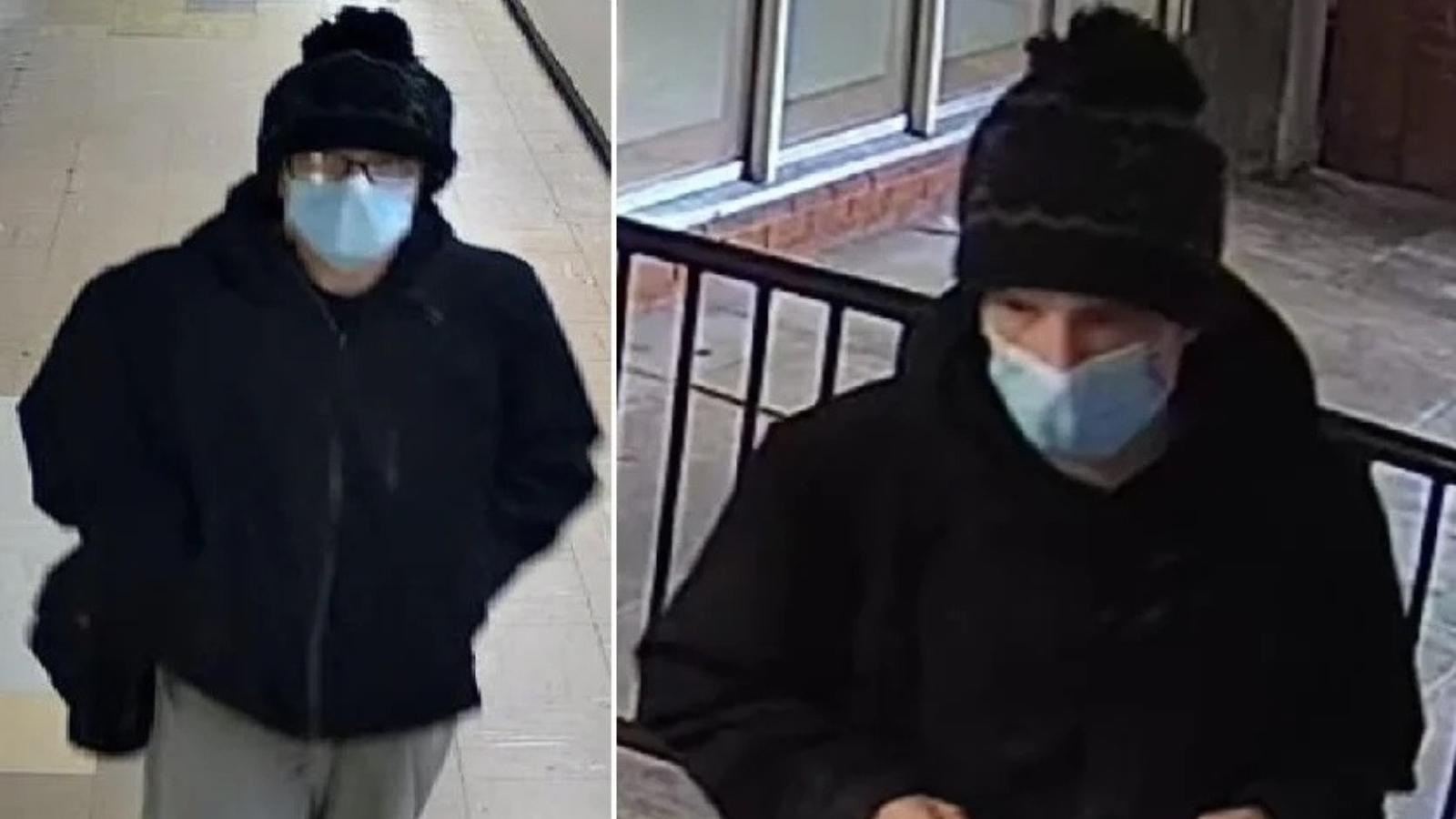 CCTV of man police searching for.