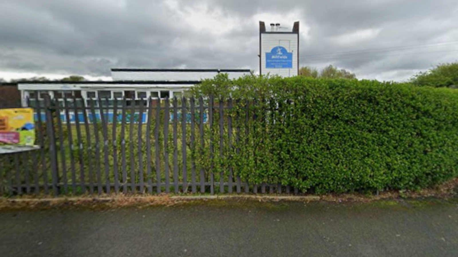 Google Maps view of Millfields CE School, Eastham.