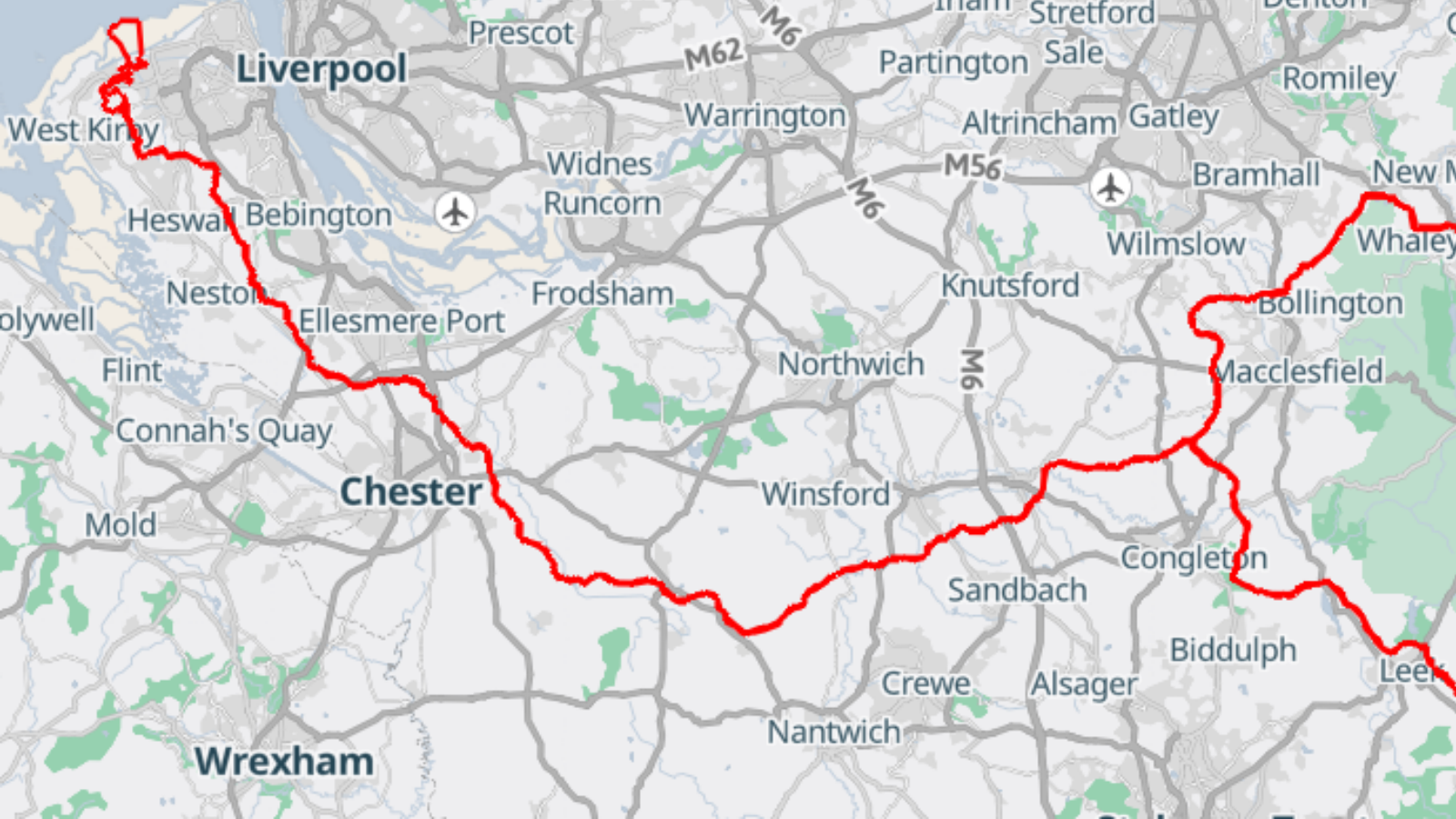 Peak Cluster route map by Peak Cluster.
