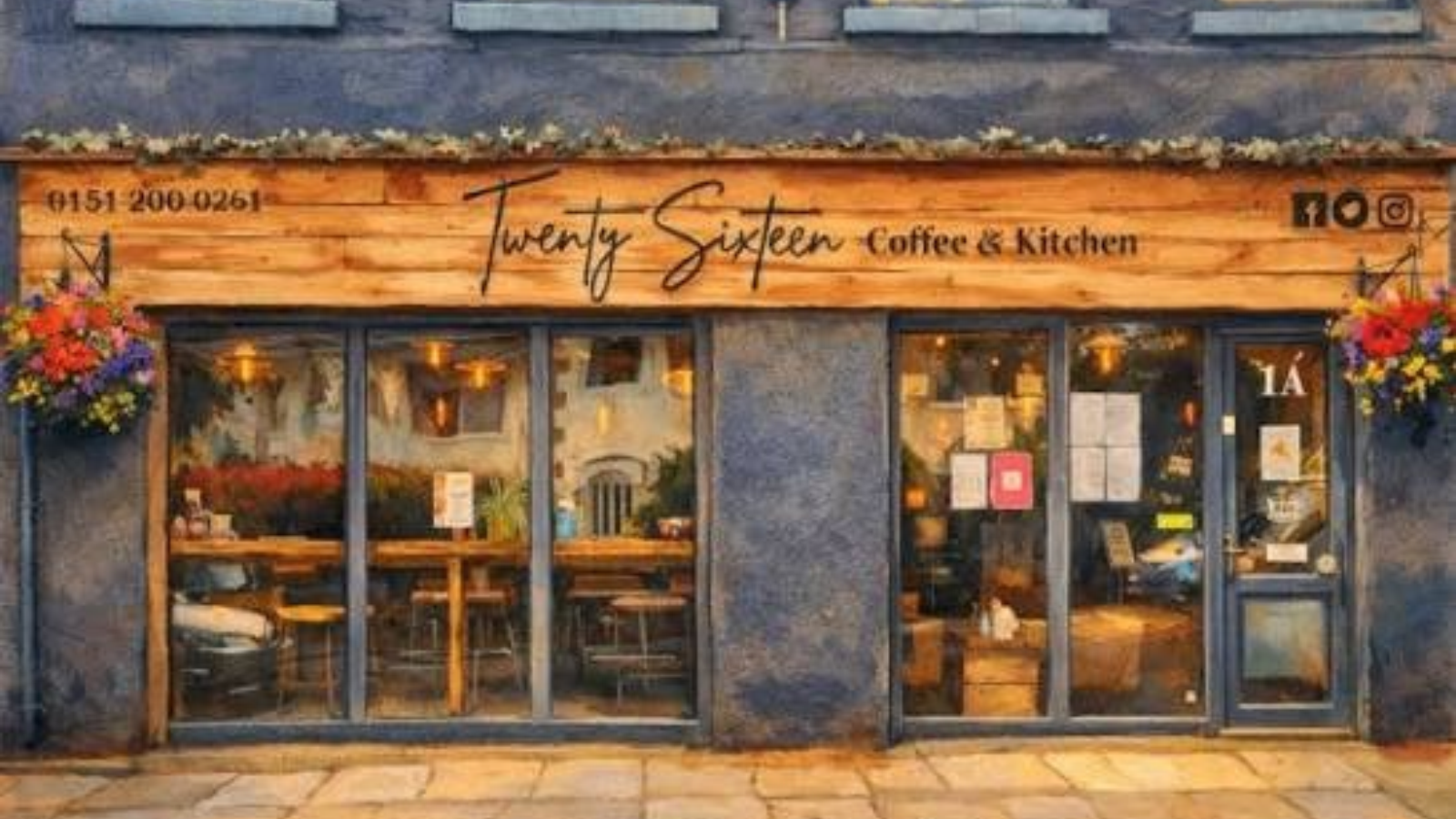 Twenty Sixteen Coffee & Kitchen, Oxton.