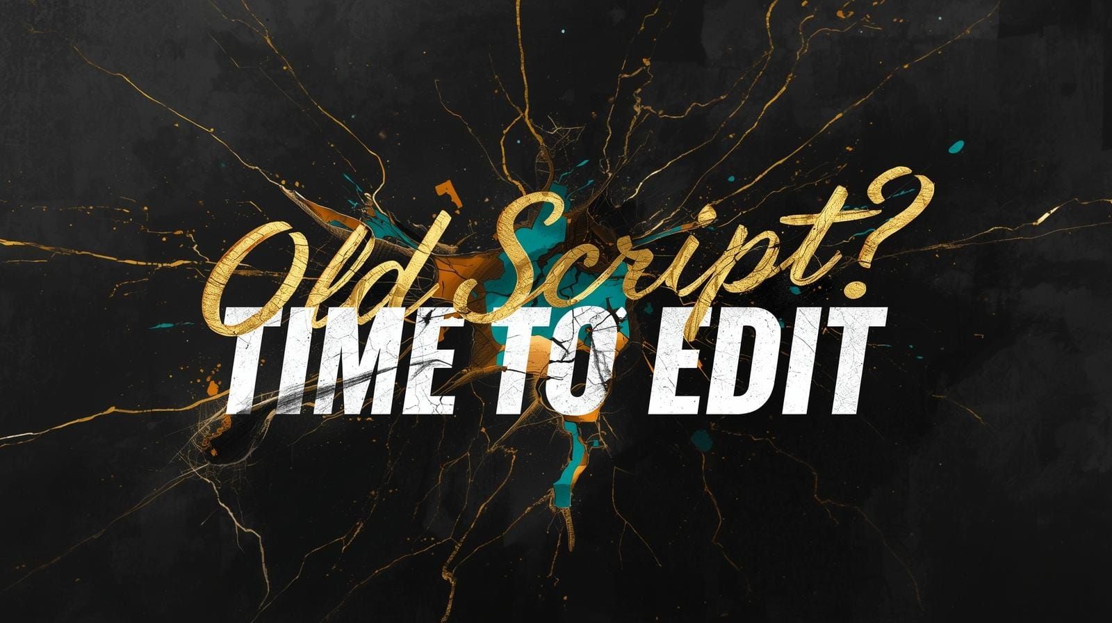 Old Script? Time to Edit