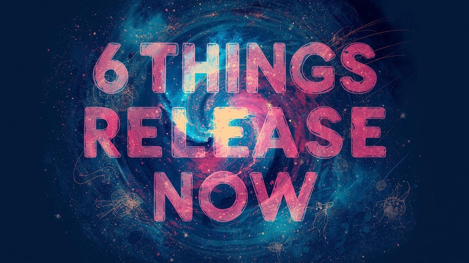 6 Things to Release Now