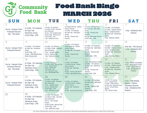 Where to Find Food Assistance in Grand Junction and Mesa County This March 2026
