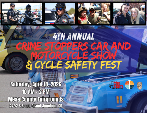Cycle Safety Fest and Crime Stoppers Car Show Returns to Grand Junction April 18