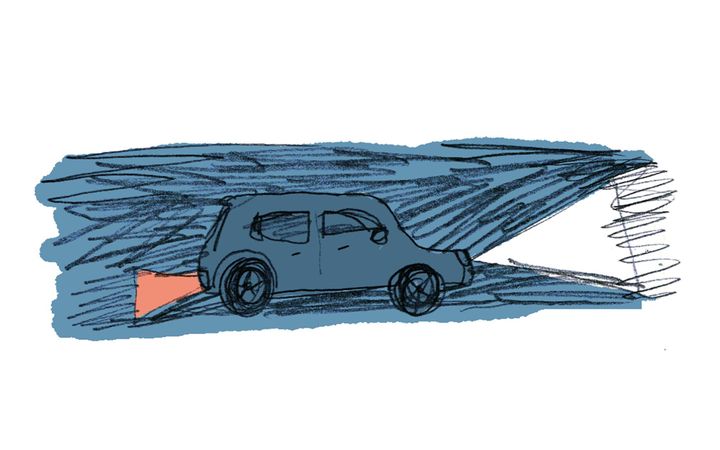 After Dinner, in the Taxi