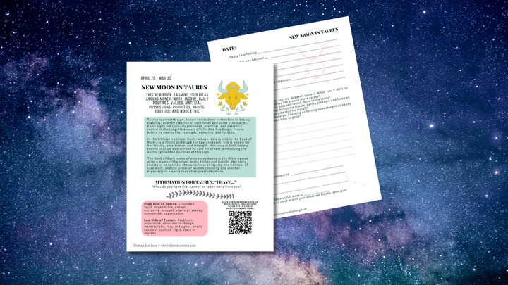 New Moon in Taurus: Ruth, a Loyal Agent of Her Own History and the History of Israel