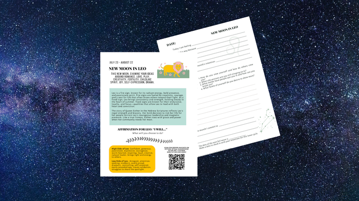 New Moon in Leo: Esther and the Fire of Discernment