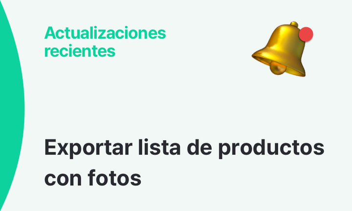 Nueva función para exportar productos con fotos