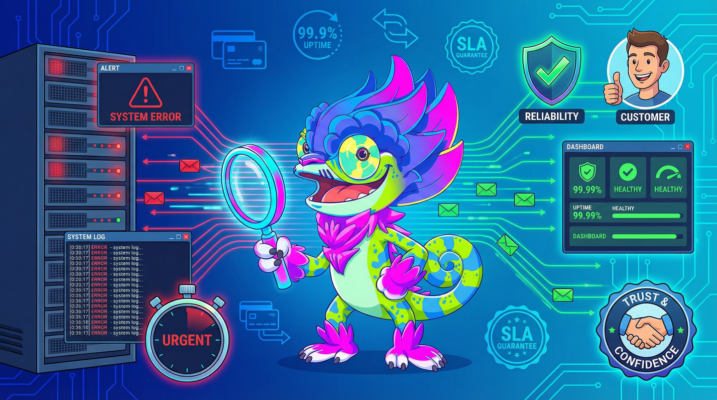Velocidade de diagnóstico em produção: o que impacta a confiança do cliente