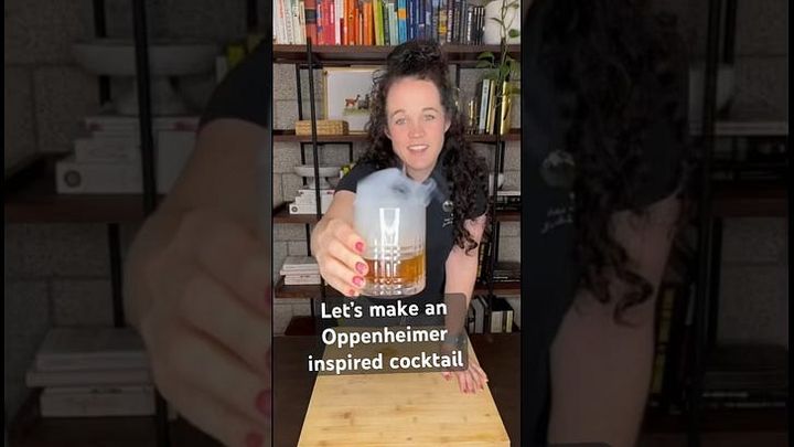 Oppenheimer-inspired Smokey Manhattan