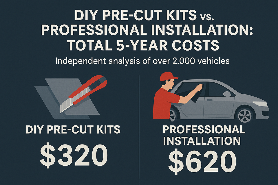 Pre-Cut Tint Kits vs. Professional Installation: 5-Year Cost Analysis
