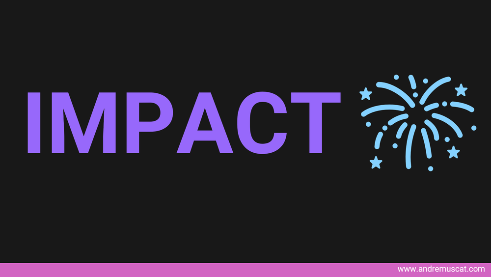 What does impact actually mean to you?