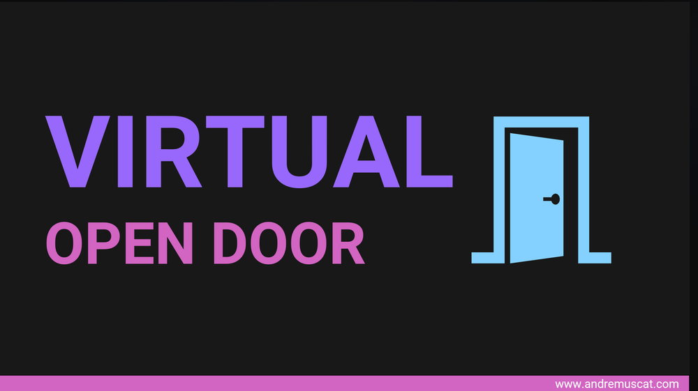 How do I run a virtual “open door” policy?