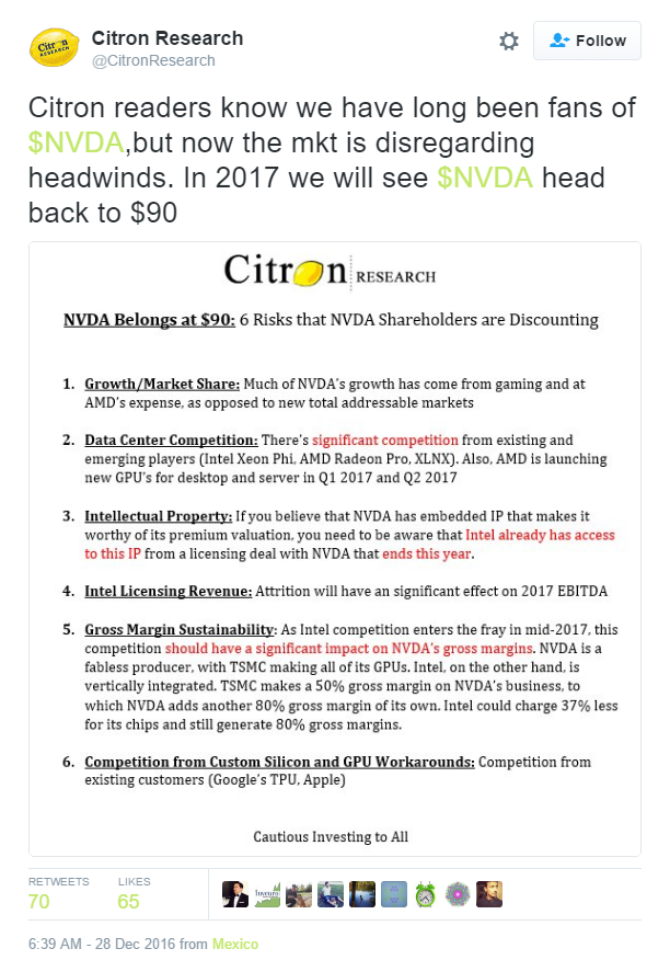 Citron is sorta bearish on $NVDA