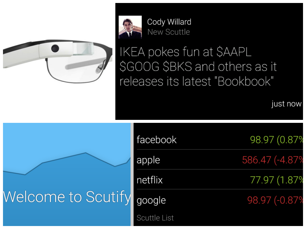 Google Glass App Screenshots