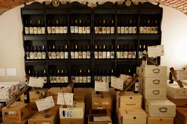 The Wine Bank at Pollenzo.