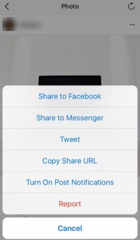 Copy the URL of the Instagram videos.