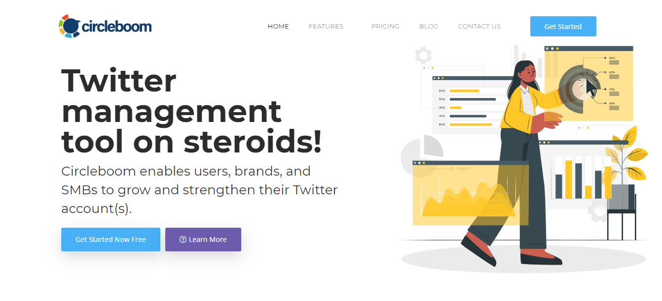 Authorize Circleboom with your Twitter account to delete all tweets except for your Twitter media