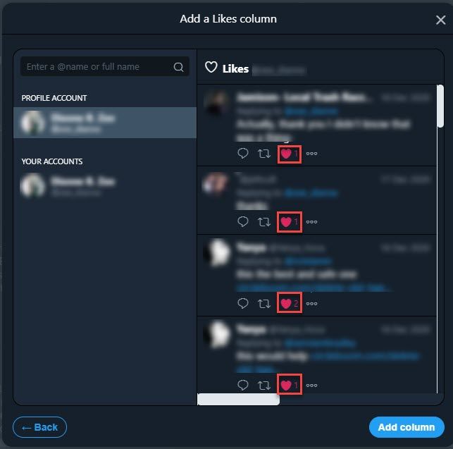 Delete Twitter likes