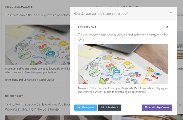 Edit your caption and schedule it within one tab for Social media management for Nonprofits