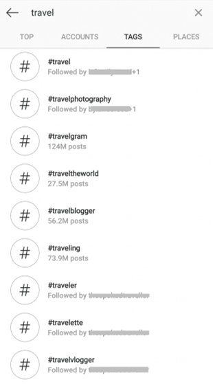 Explore also brings the posts under a hashtag