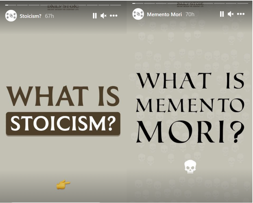 Try elaborating your terms or concept with multiple stories | Source:@dailystoic