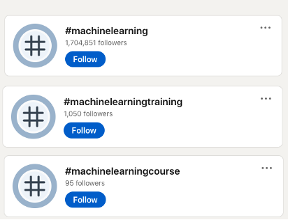 you can use a mixture of LinkedIn niche and broad hashtags to benefit from both