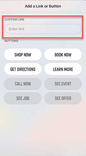 how to add a link to your Facebook Story