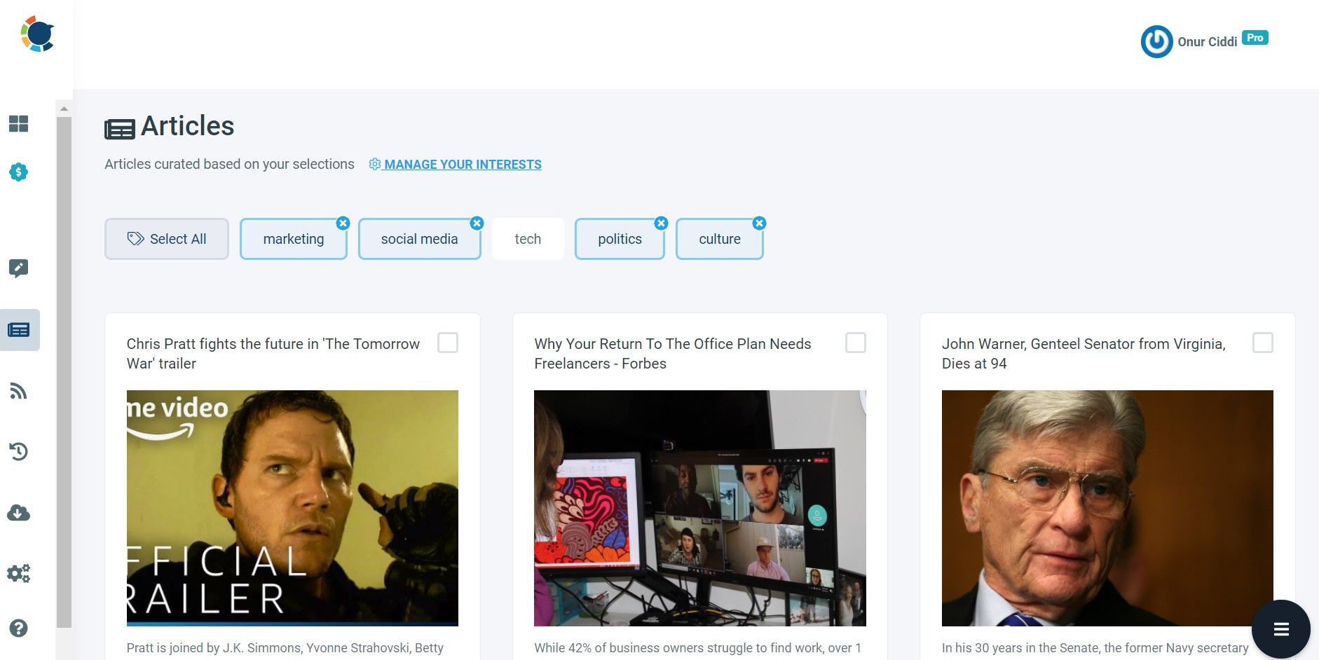 With article curation feature, you can post Google My Business updates regularly.