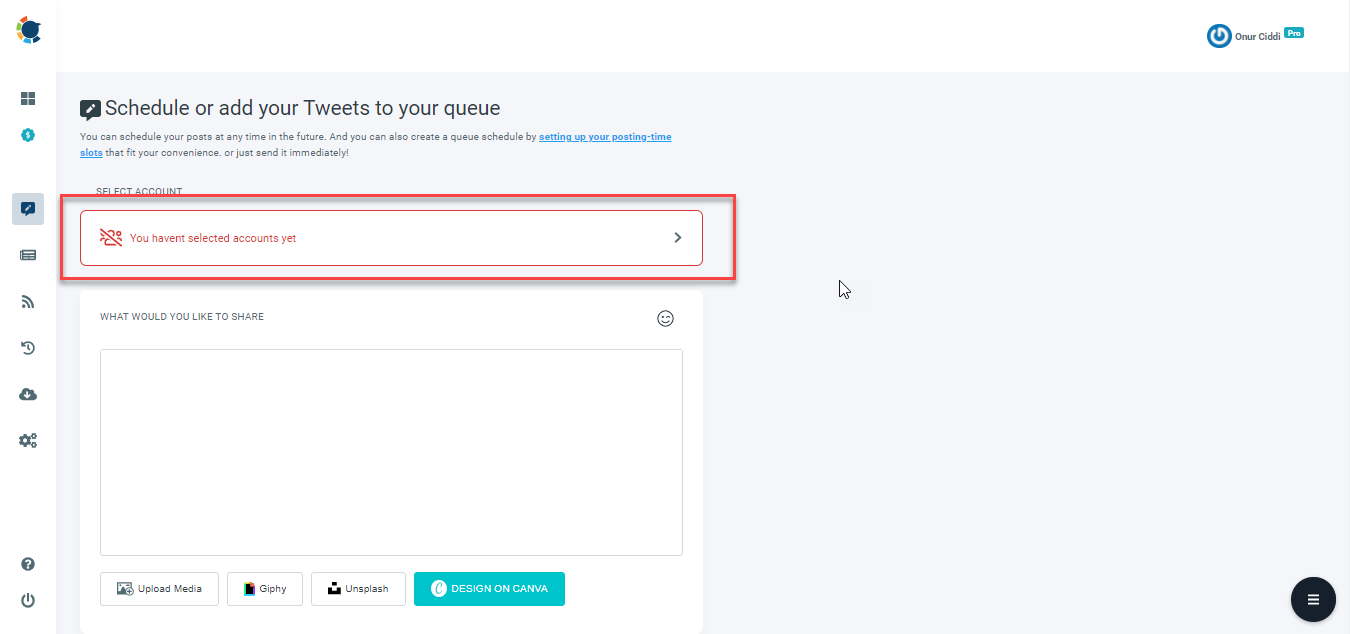 Circleboom Publish dashboard is designed to be intuive and user-friendly to organize your GMB posts in advance!