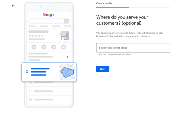 Be accurate. Do not include a wide area if that is not feasible for you