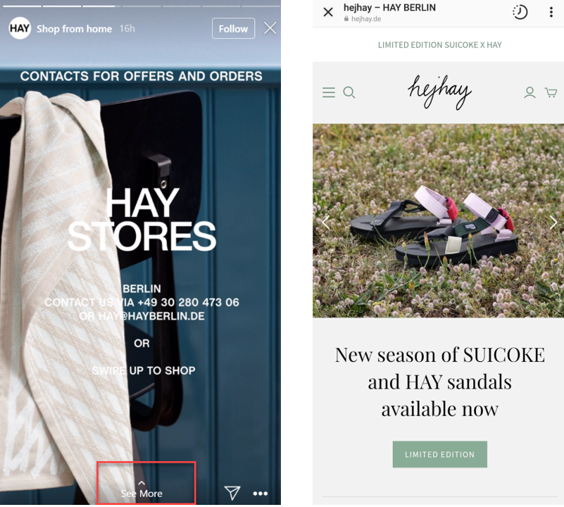 One of the most preferred way to add links on Instagram Stories is Swipe-Ups to drive traffic