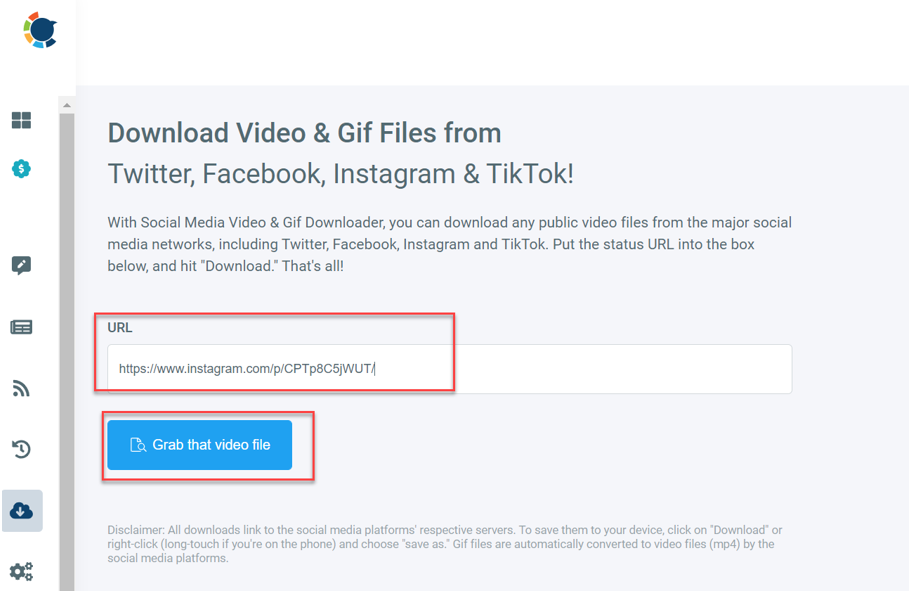 save Instagram videos