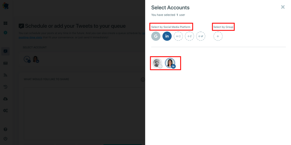 With Circleboom Publish, you can post to multiple accounts at once!