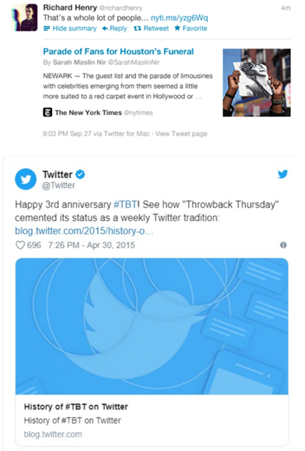 Summary Card will suffice if all you need is a thumbnail or logo