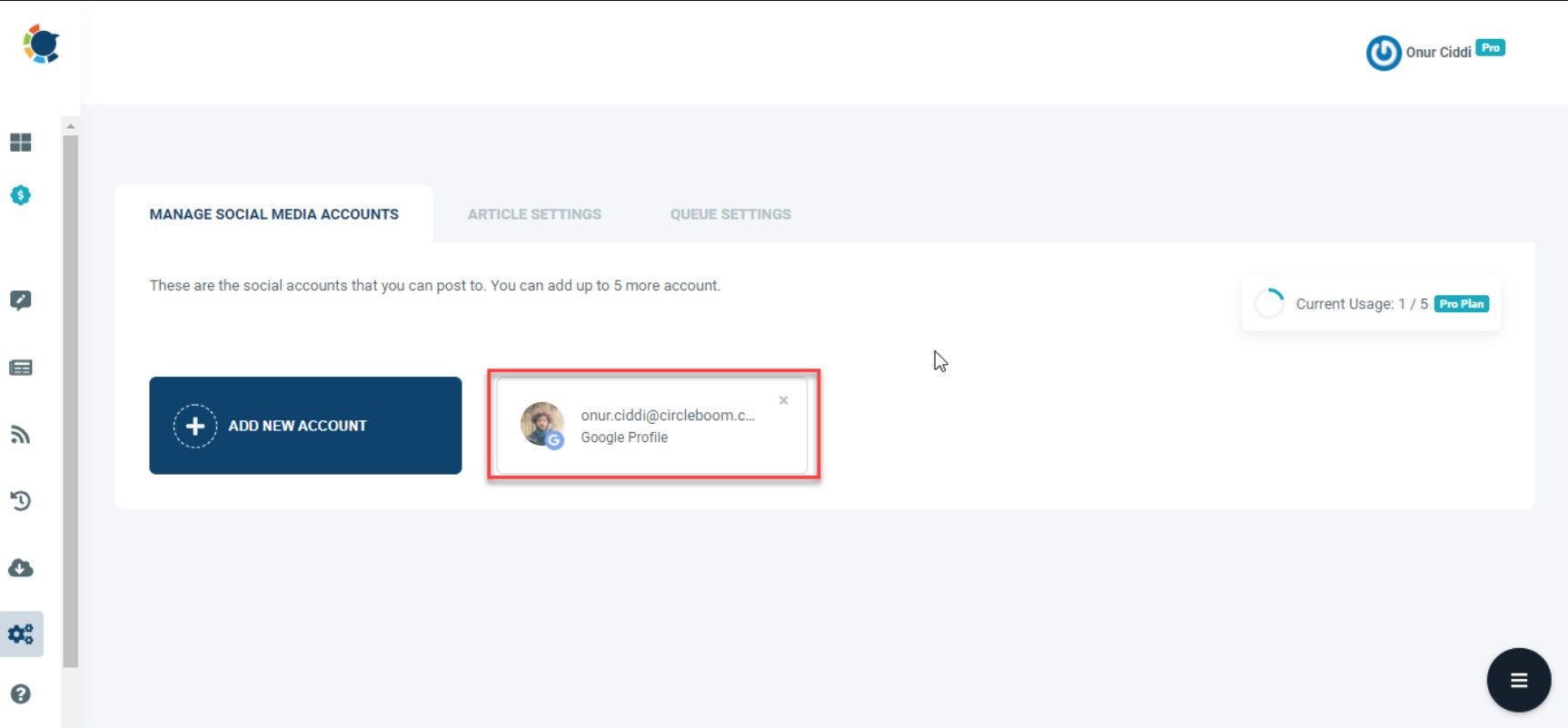 You will sync your Google account to start posting on Google My Business.