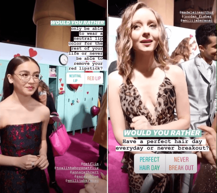 On Instagram Stories, you can ask multiple choices Instagram questions to learn your customers' preferences to collect in-depth insights | Image Source: Sephora