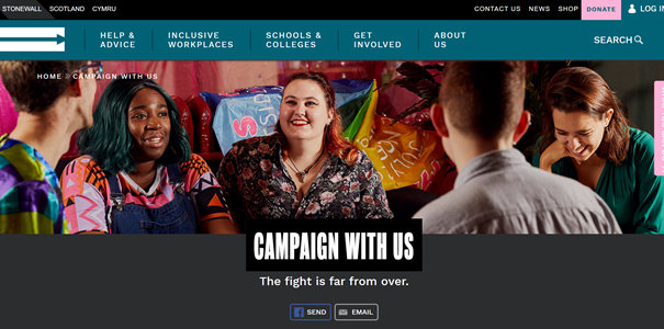 Stonewall Foundation collaborates with supporters and contributors to establish different campaigns