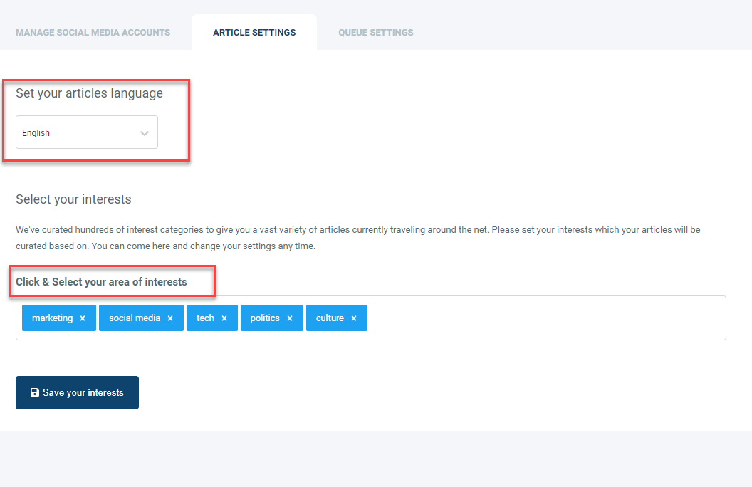 You can eliminate the stress of finding what to post on LinkedIn by auto-posting engaging articles on LinkedIn