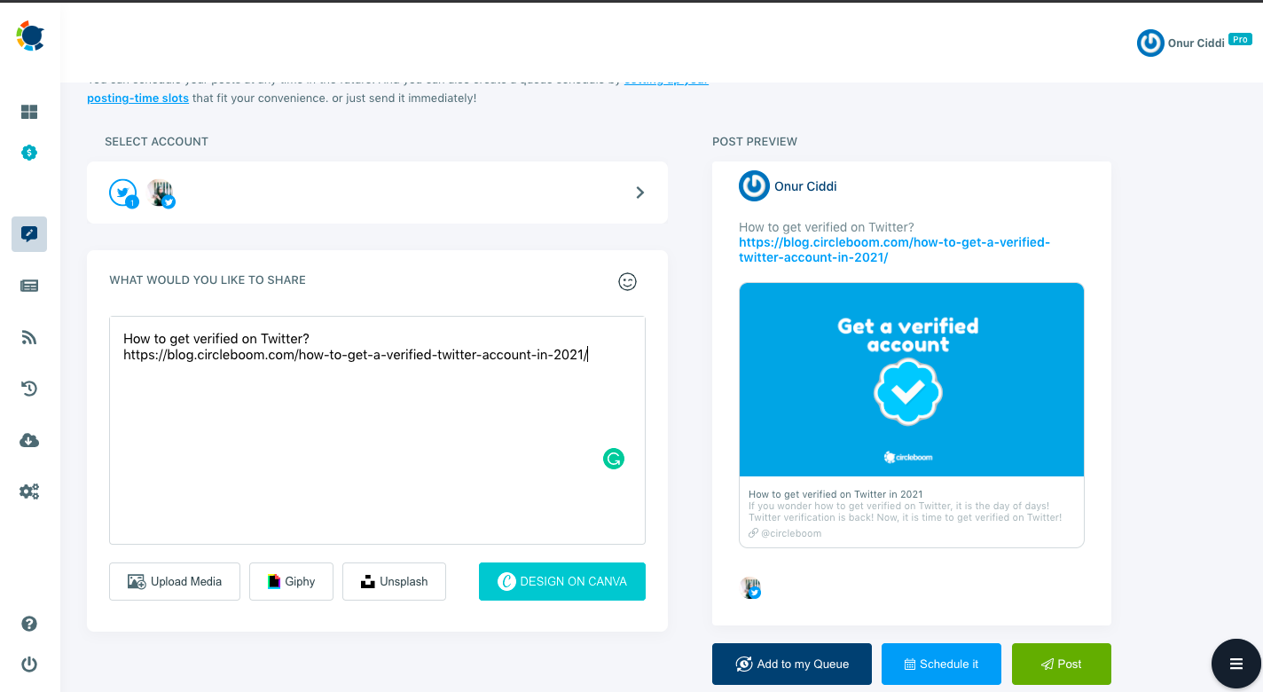 Merge Twitter Accounts
