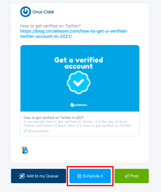 Merge Twitter Accounts