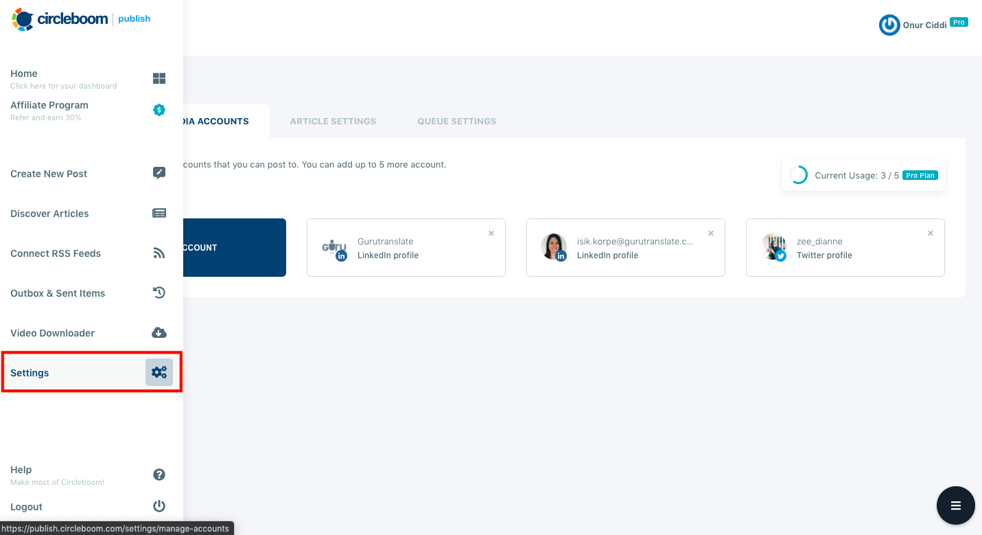 Merge Twitter Accounts