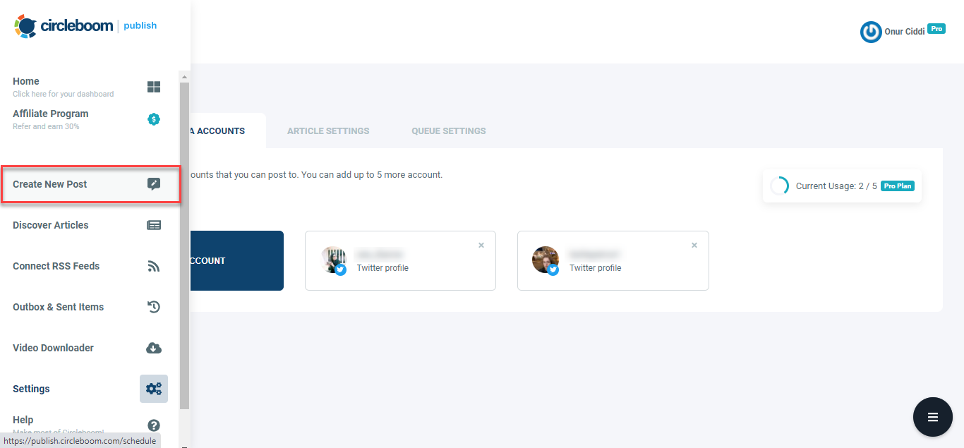 Merge Twitter Accounts