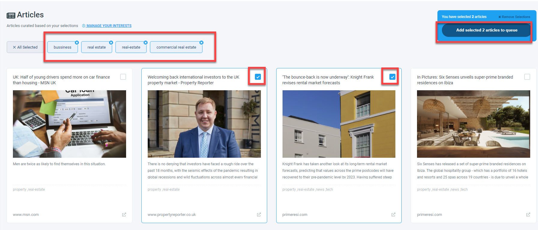 real estate social media calendar
