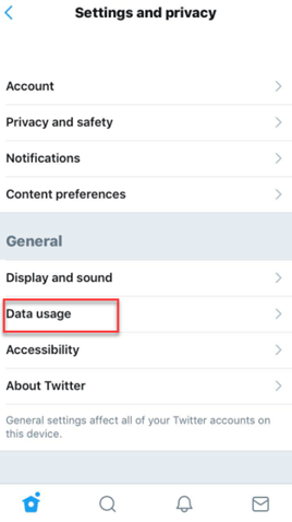 Clear Twitter cache on your phone