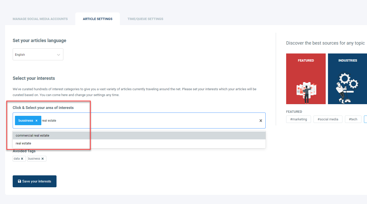 real estate social media calendar