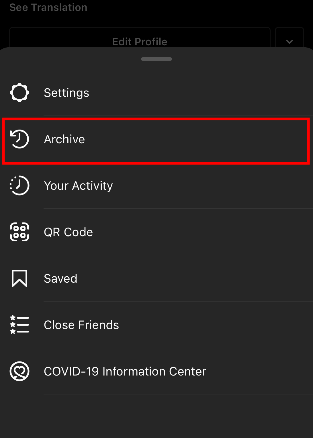 How to see archived posts on Instagram?