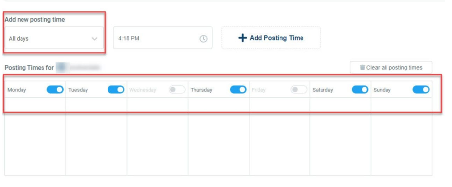 Advanced Plan Auto post options for Instagram Automation